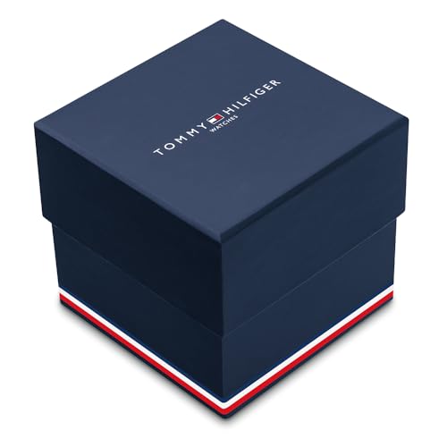 Tommy Hilfiger (1791788) Multi-Zifferblatt Quarz Uhr für Herren mit silbernes Edelstahlarmband