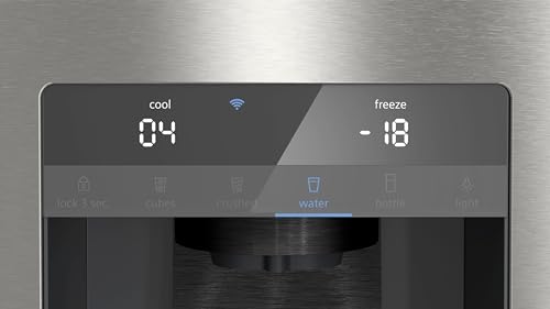 SIEMENS (KF96IAPEA) iQ500 NoFrost Smarter French-Door Kühlschrank: Eis- und Wasserspender, Anti-Fingerprint