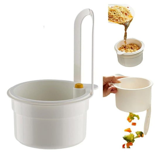 Mciluyaiio New Faucet Hanging Strainer, Plastic Kitchen Sink Drainer Basket, Hanging Fruit Strainer on Faucet, Kitchen Utensil Storage Rack, Fine Mesh