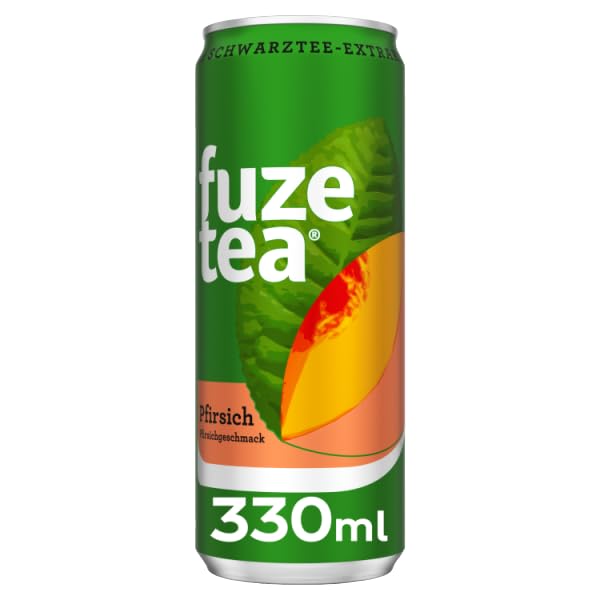 Fuze Tea mit Pfirsichgeschmack in Einweg Dosen (24x 330ml)