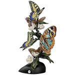 Limited luxury decoration 'PAPILI' with hand-set crystals from Swarovski