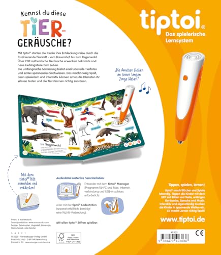 Ravensburger - tiptoi® Do you know these animal sounds? | Board book