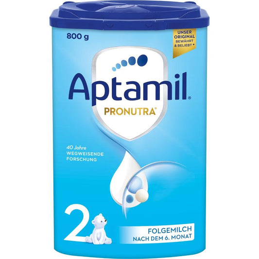 Aptamil Pronutra 2 Folgemilch nach dem 6. Monat, Mit DHA & ARA, Nur Laktose, Ohne Palmöl (1x 800g)