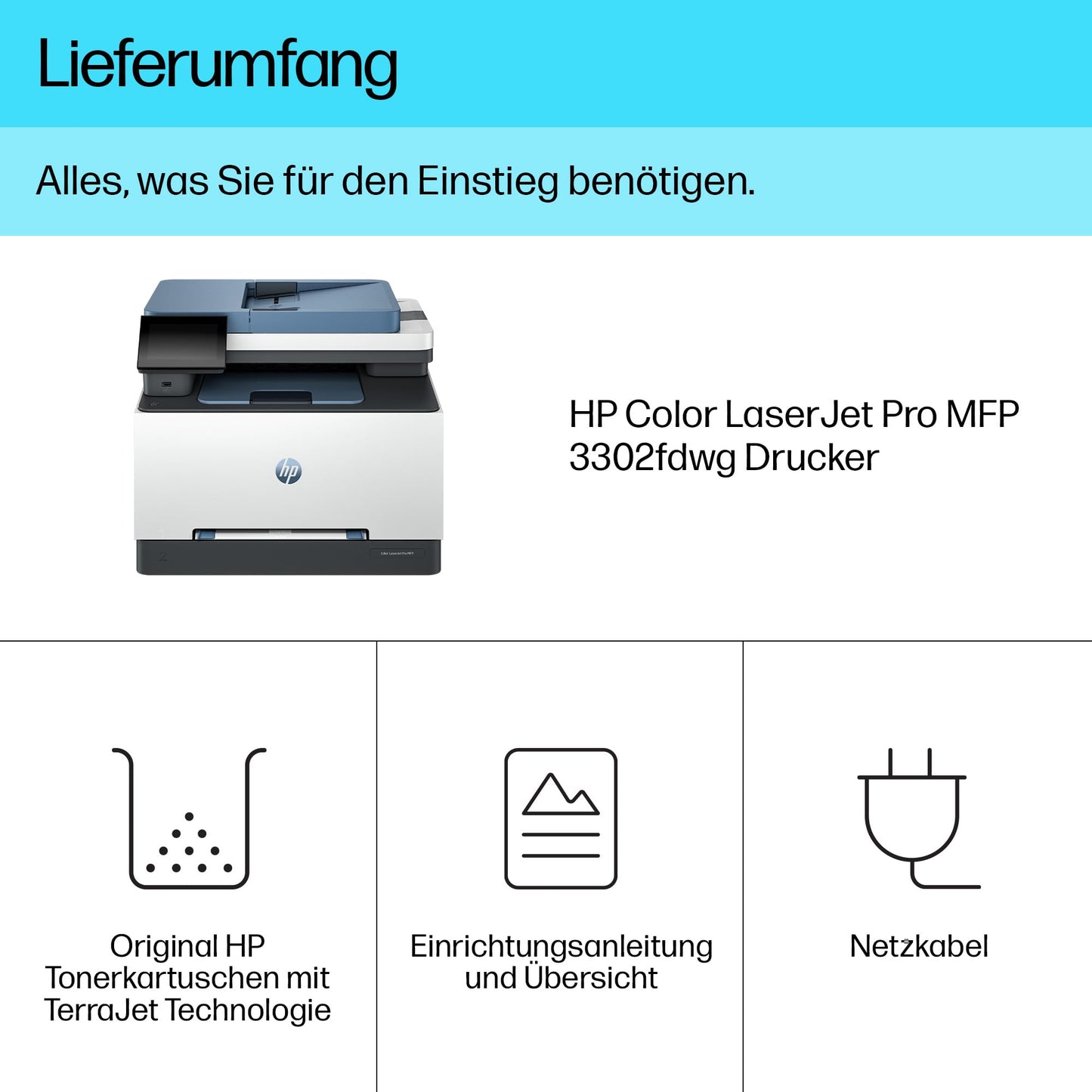 HP Color LaserJet Pro 4202dw | A4 color laser printer | WiFi | Duplex | TerraJet toner