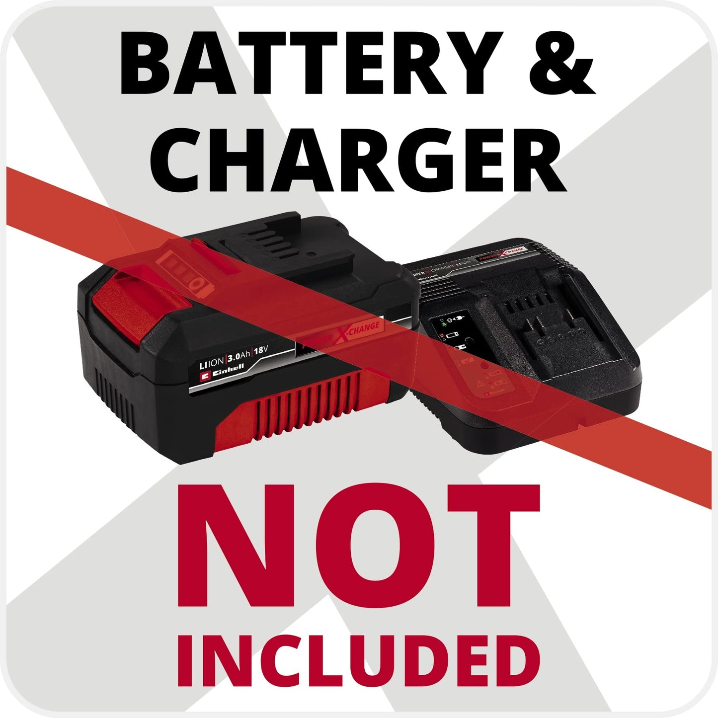 Einhell Cordless Grass and Shrub Shears (GC-CG 18) Li-Solo Power X-Change without battery