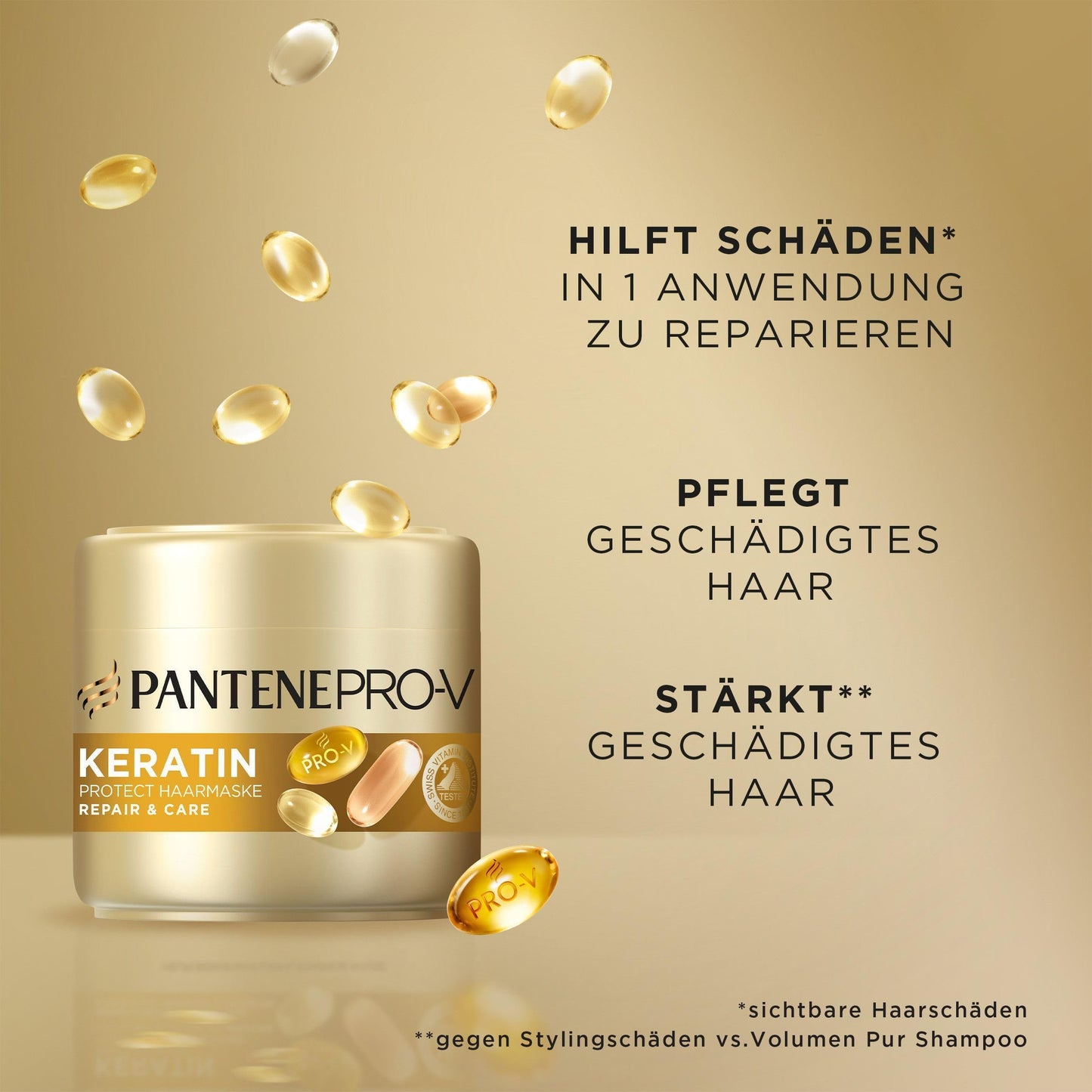 Pantene Pro-V XL Repair & Care Keratin Protect Hair Mask (500ml) with Pro-V Formula & Active Nutri-Plex