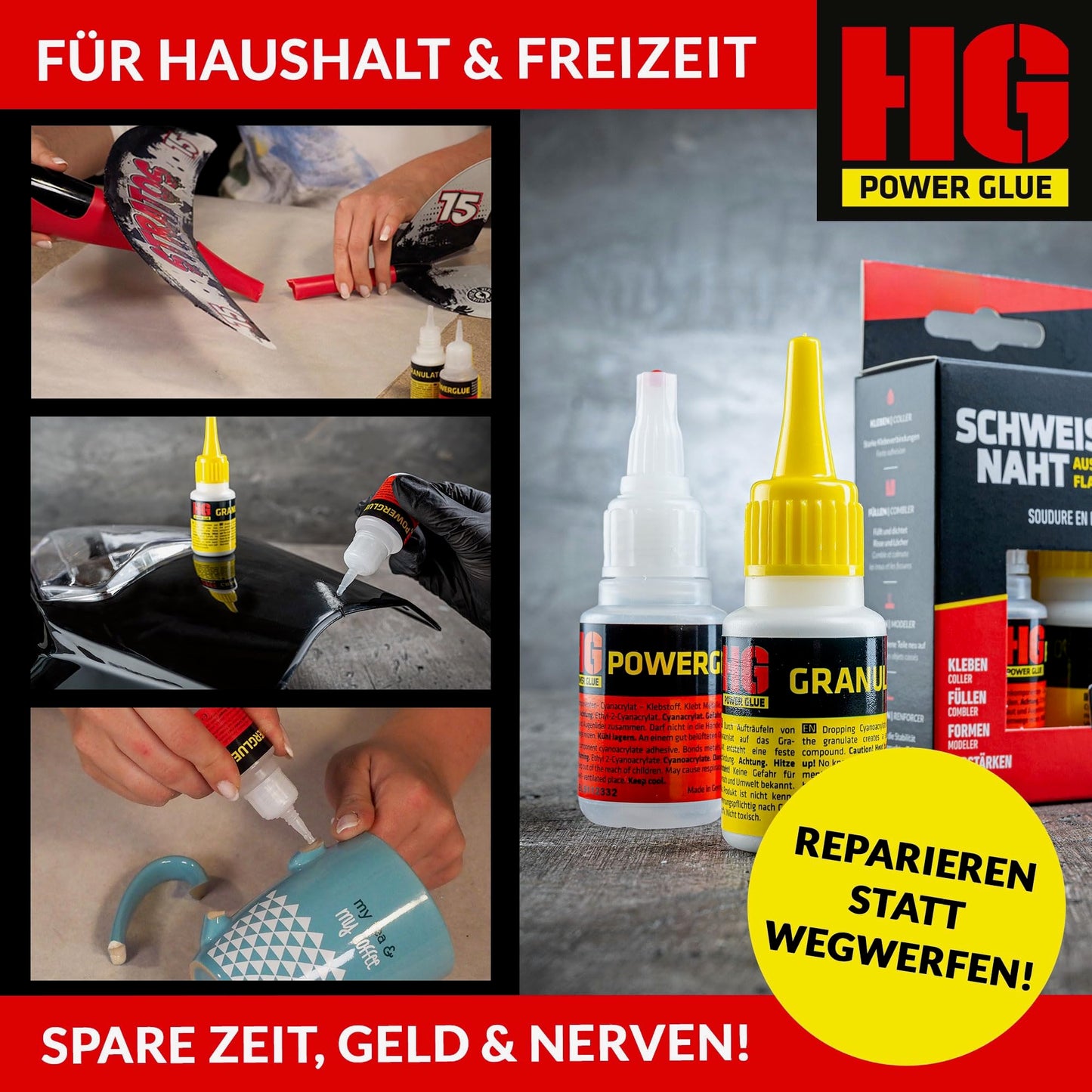 Weld from the bottle Superglue by HG Power Glue-MINIS | Extra Strong