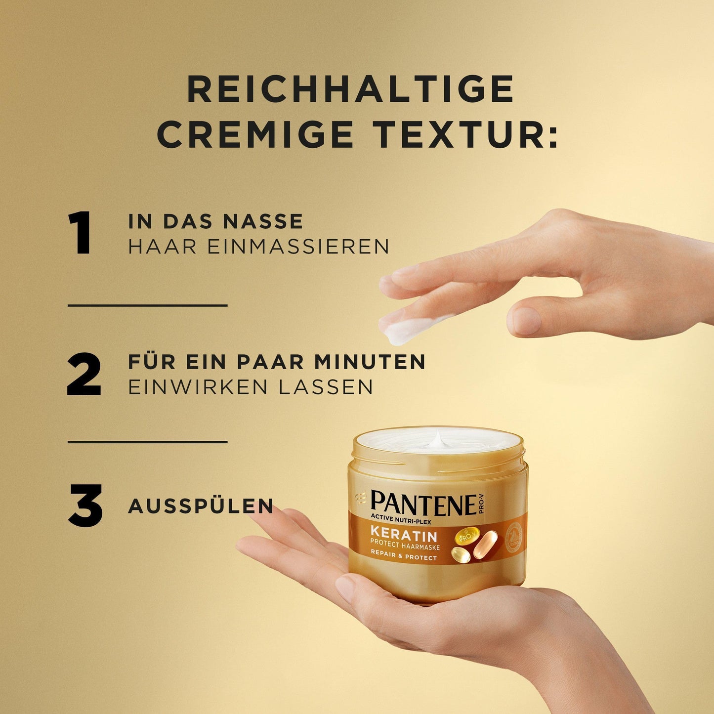 Pantene Pro-V XL Repair & Care Keratin Protect Hair Mask (500ml) with Pro-V Formula & Active Nutri-Plex