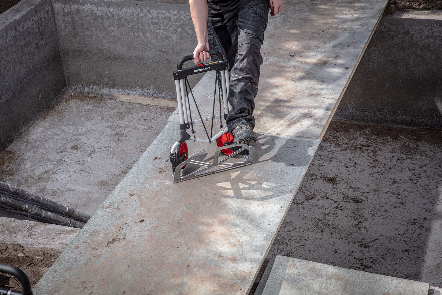 Magnacart Foldable Sack Truck: Load capacity up to 90 kg | Transport trolley made of lightweight aluminum