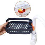 2-in-1 Abtropfgestell für Wasserhahn (2025 NEU) | Einclip-Fixierung, Küchen- & Bad-Organizer