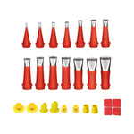 27-teilig Dichtung- Fugendüsen Komplett Set | mit Finisher und Glätter
