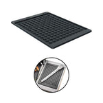 RÖSLE Silicone Storage Mat | Temperature-resistant up to 220°C, dishwasher-safe (black)