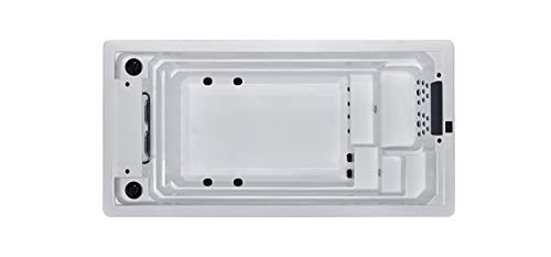 AWT AQART Design-SwimSpa für 4 Personen: Exklusive Whirlpool-Pool-Kombination