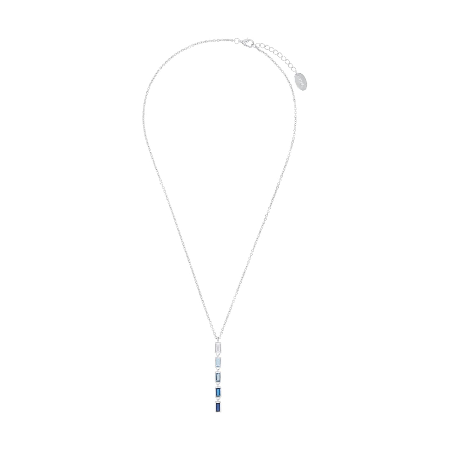 s.Oliver Y-Collier 925 Sterling Silver Women's Necklace with Zirconia incl. Gift Box