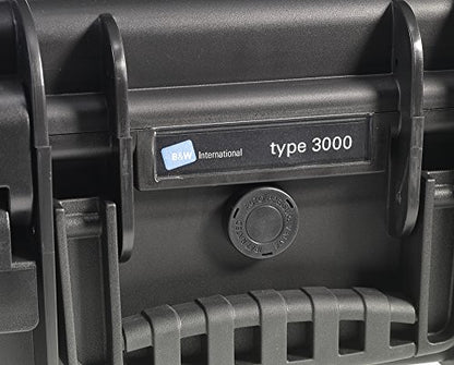 B&W Transportkoffer (Typ 6700) mit variabler Facheinteilung: Wasserdicht, Bruchsicher (Orange)
