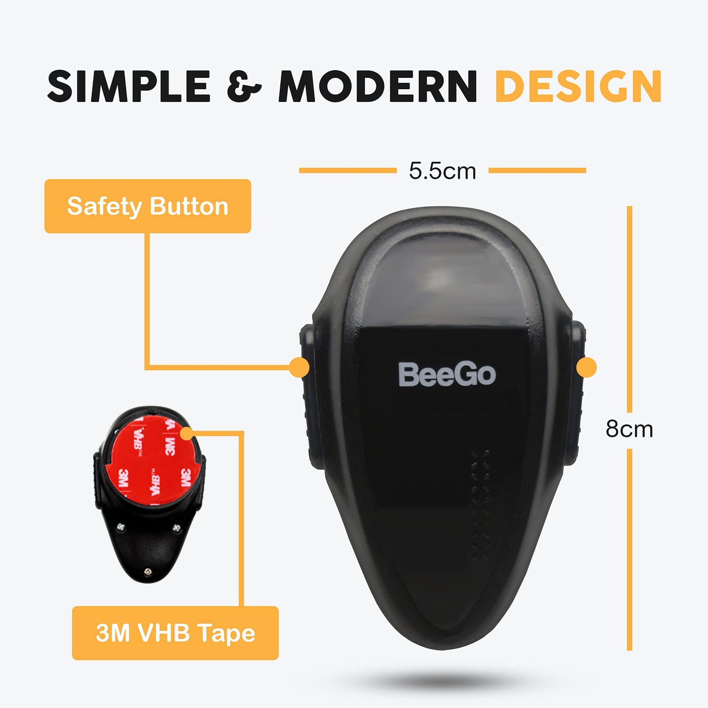 BeeGo® Oven Child Safety Lock for Babies &amp; Toddlers: Easy Installation (Black)