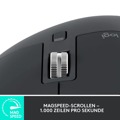 Logitech MX Master 3S: Wireless performance mouse with ultra-fast scrolling (quiet click)