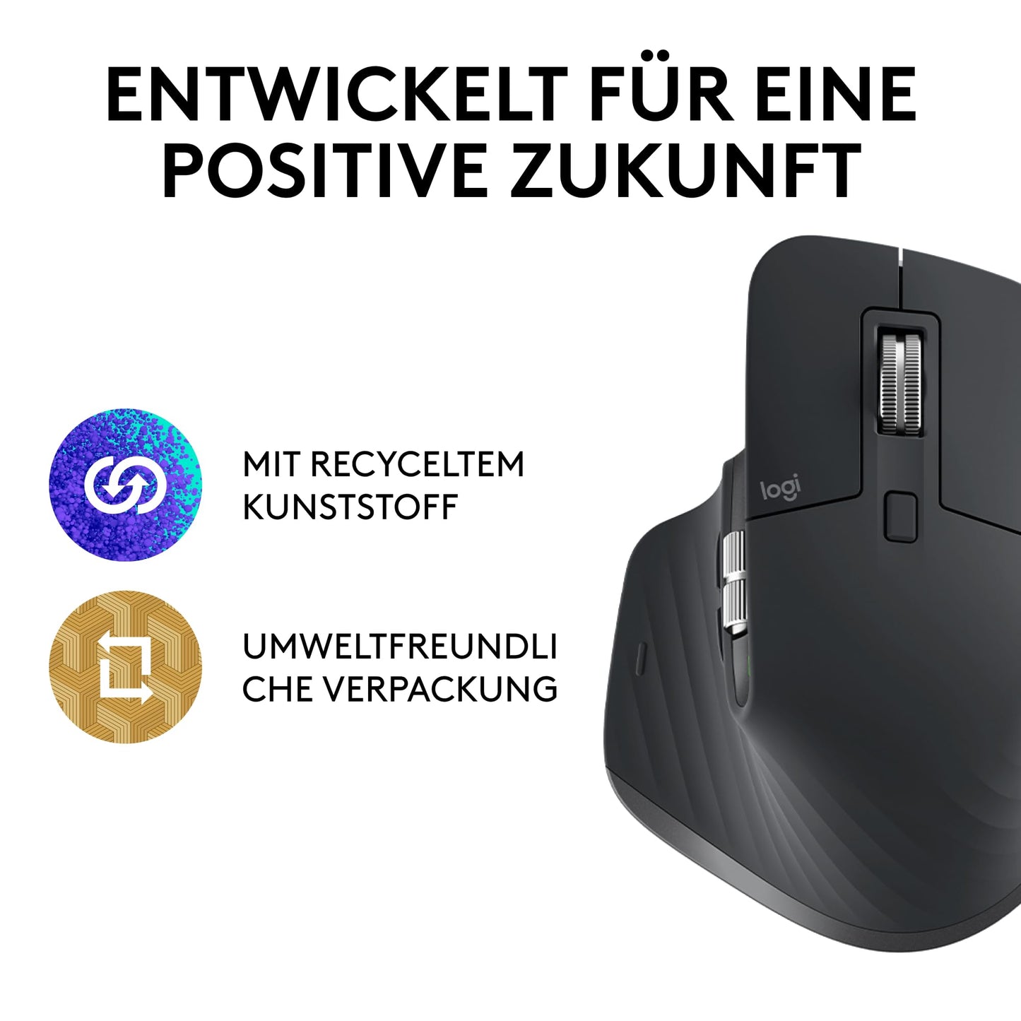 Logitech MX Master 3S: Wireless performance mouse with ultra-fast scrolling (quiet click)