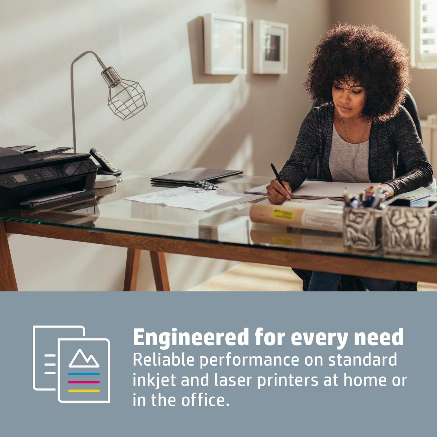 HP Copy Paper (CHP150) Home &amp; Office | DIN A4 80g, White (2500 sheets: 5x500 sheets)