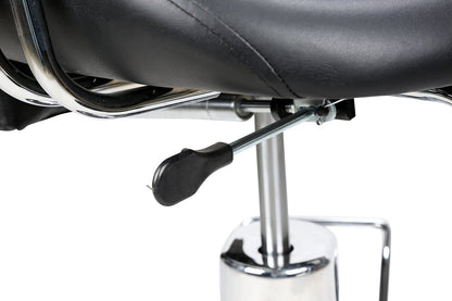 Barberpub hairdressing chair | Hydraulic, tilts up to 135° with gas spring lock, 360° rotatable