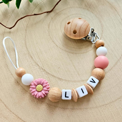 Lovely Schnullerkette: Personalisiertes Baby Geschenk für Mädchen und Junge