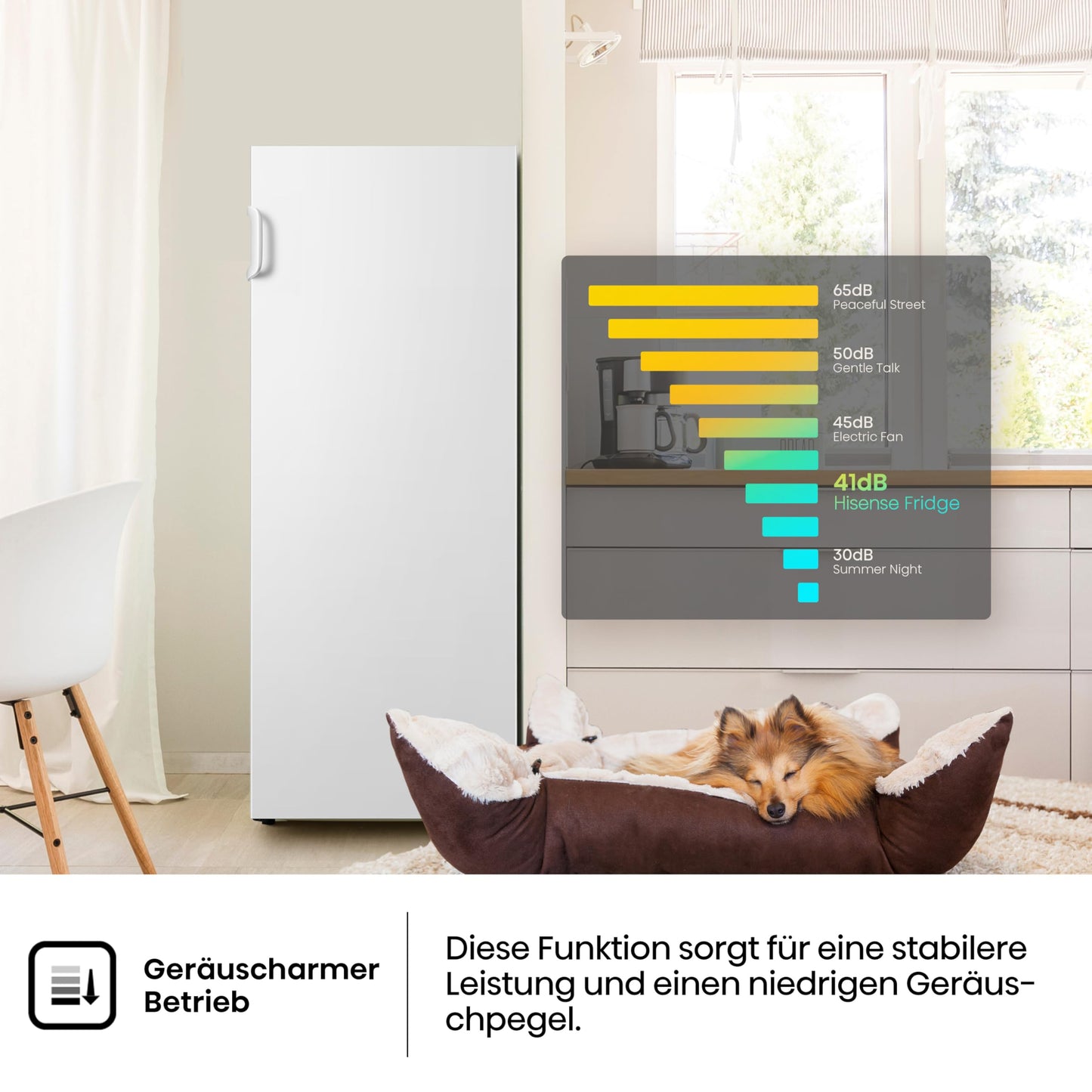 Hisense (FV191N4AW2) Freezer - TotalNoFrost - Door Alarm - Multiflow 360° | 205kWh