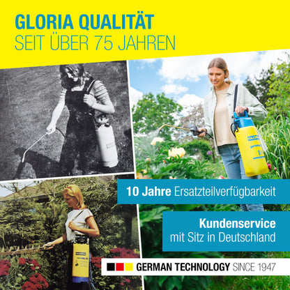 GLORIA pressure sprayer 'prima 5' (5L capacity): sprayer for plant protection