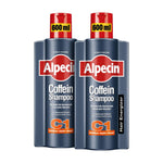 Alpecin Coffein-Shampoo C1 (2x600ml) gegen erblich bedingten Haarausfall
