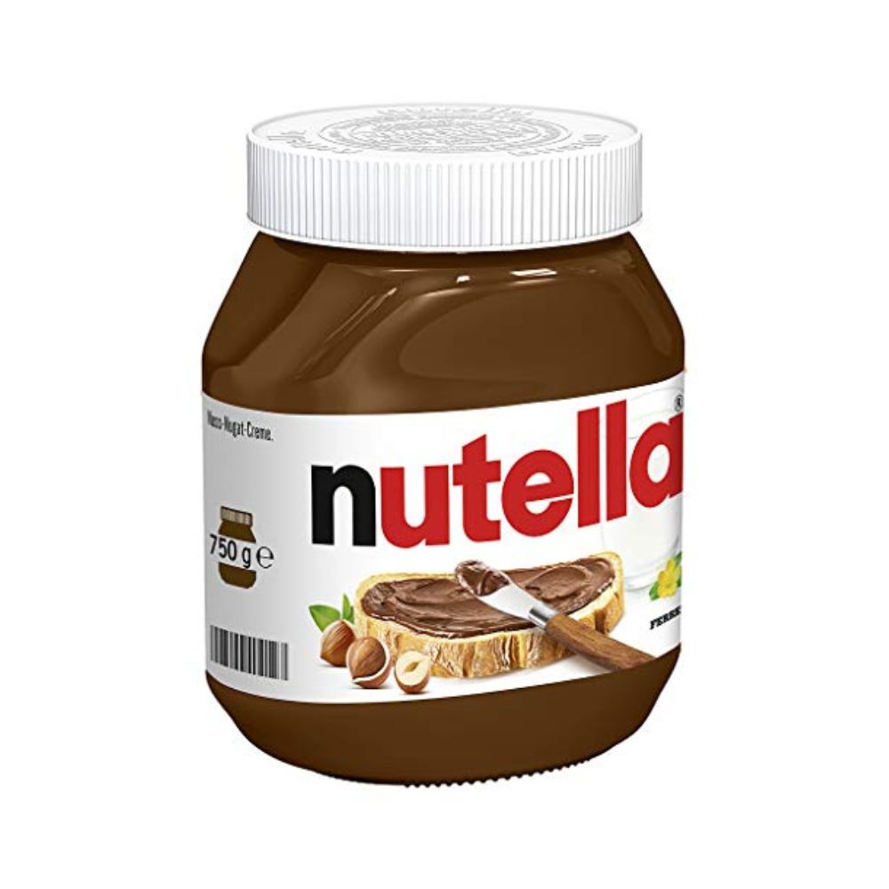 nutella Nuss-Nugat-Creme als Aufstrich oder für leckere Rezepte (1x 750g)