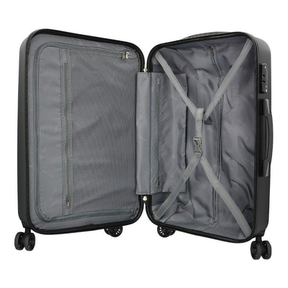 BUGATTI 'Lima 2.0 FL' hard-shell travel suitcase set (3 pieces) with double wheels, TSA lock 
