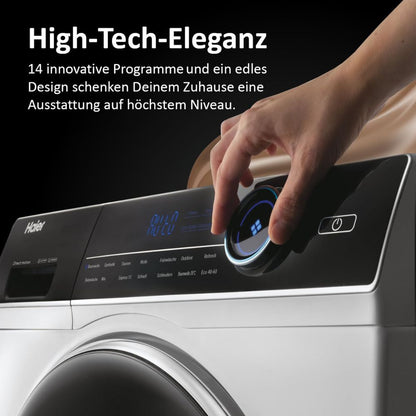 Haier I-PRO SERIE 7 (HW80-B14979) Waschmaschine (8kg) inkl. Dampffunktion, Selbstreinigungssystem